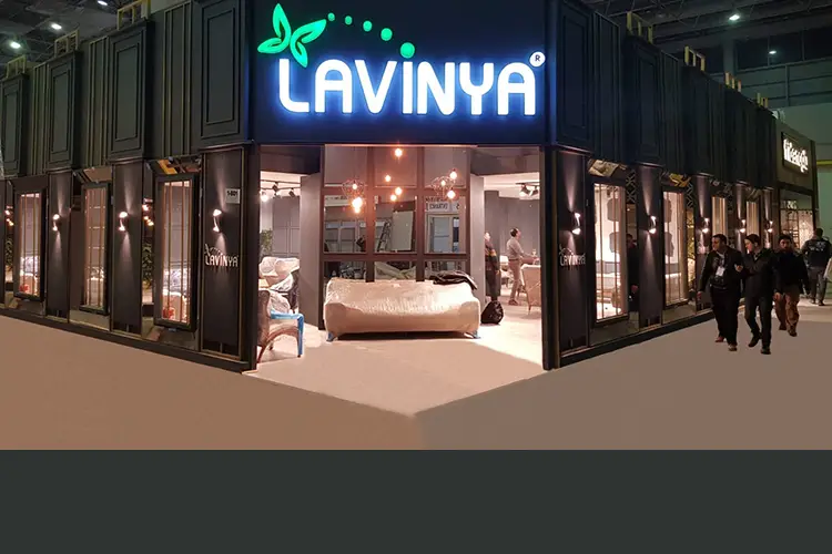 Messestand Referenz für Lavinya