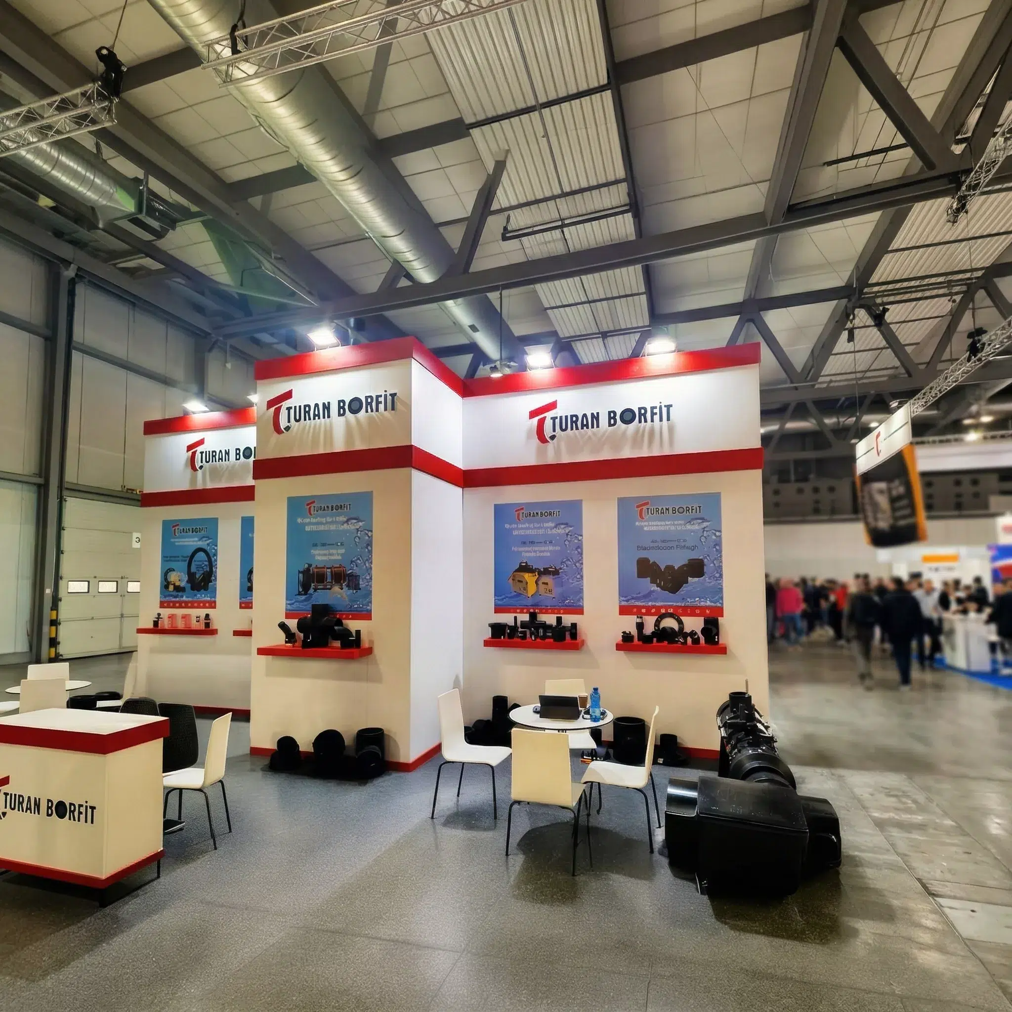 Turan Borfit Messestand Design MCE Milano 2026 - Aktif Fuar Messebau